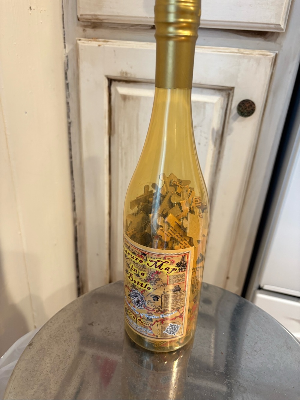 Puzzle Map in Bottle